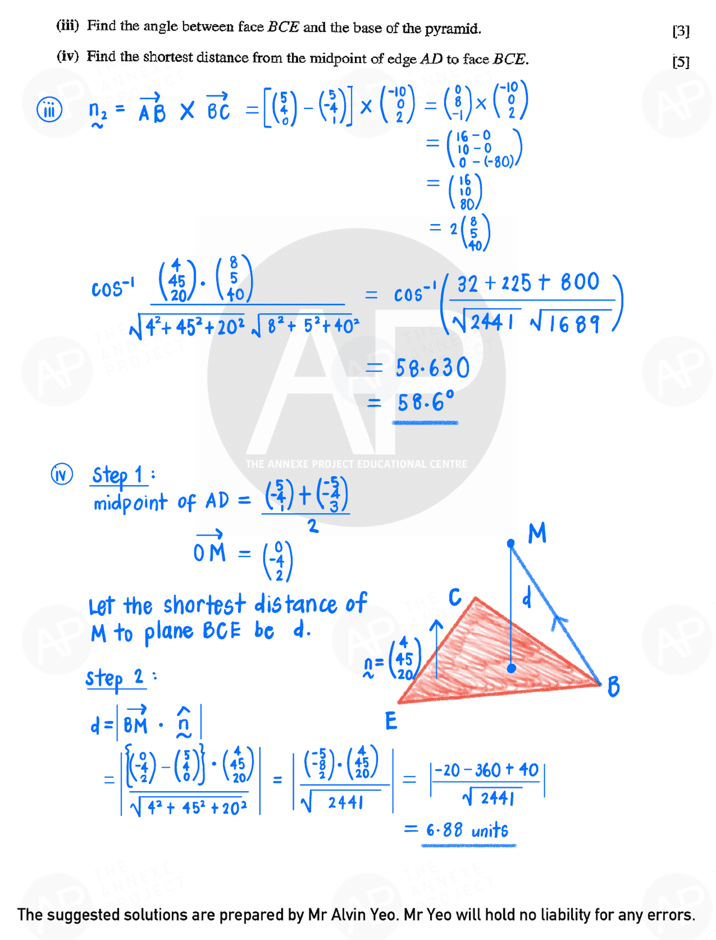 2018 GCE A LEVEL H2 MATHEMATICS PAPER 2 SOLUTION 7 2018 A Level H2 Mathematics Paper 2 page 07 fs8