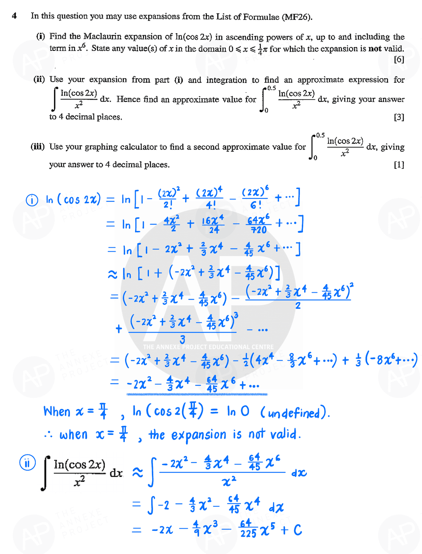 2018 GCE A LEVEL H2 MATHEMATICS PAPER 2 SOLUTION 8 2018 A Level H2 Mathematics Paper 2 page 08 fs8