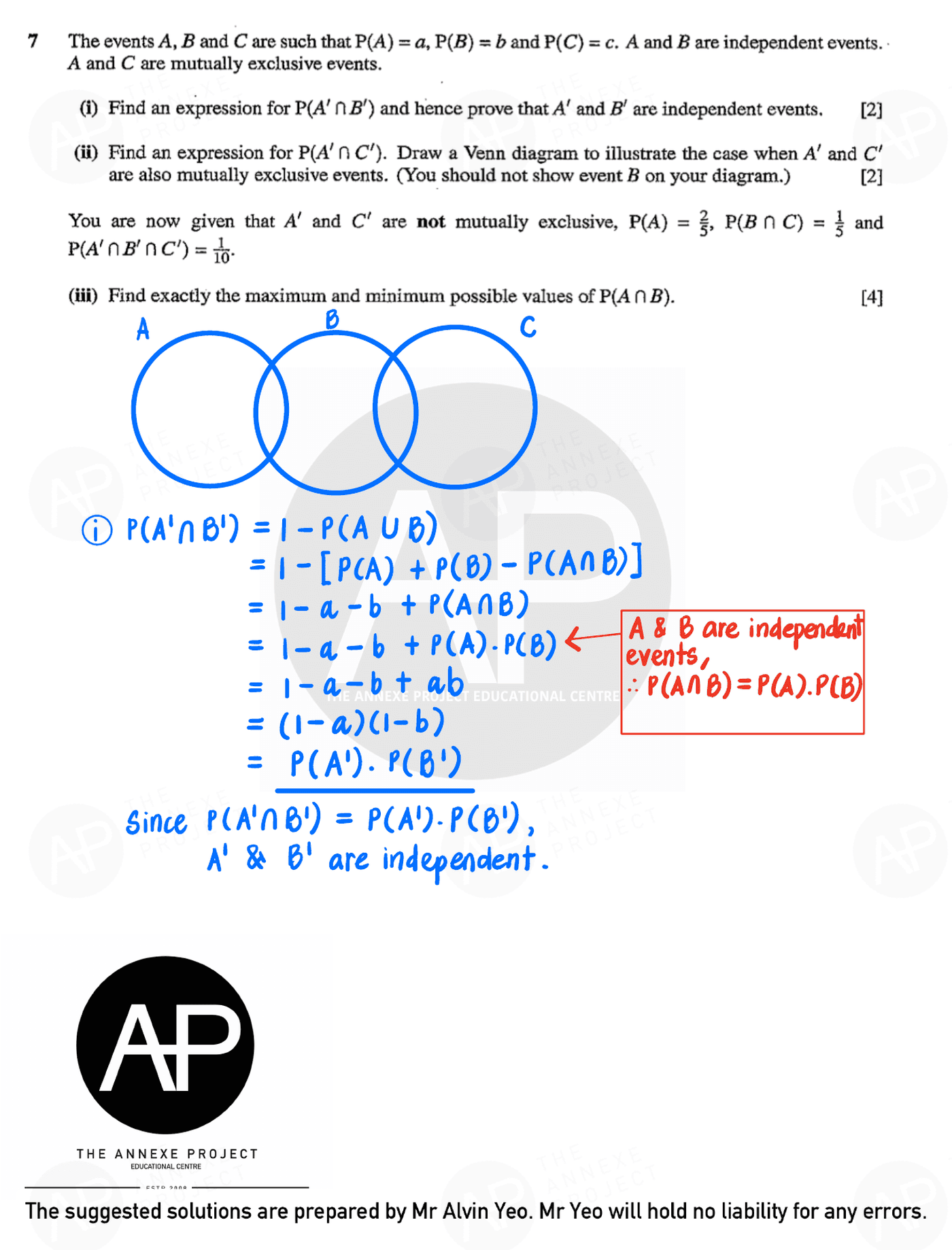 2018 GCE A LEVEL H2 MATHEMATICS PAPER 2 SOLUTION 14 2018 A Level H2 Mathematics Paper 2 page 14 fs8