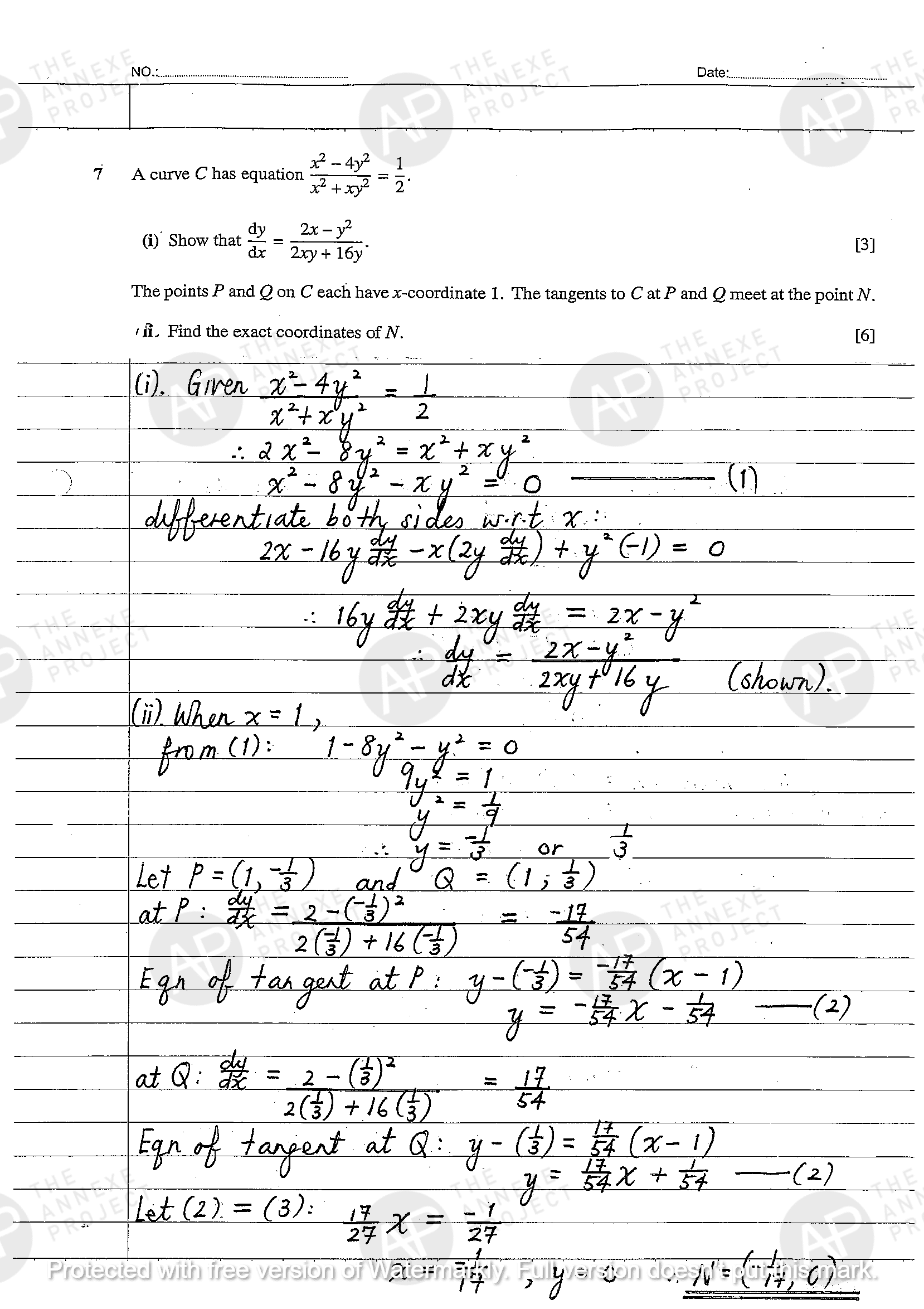 2018 A level H2 Mathematics Paper 1 Page 08