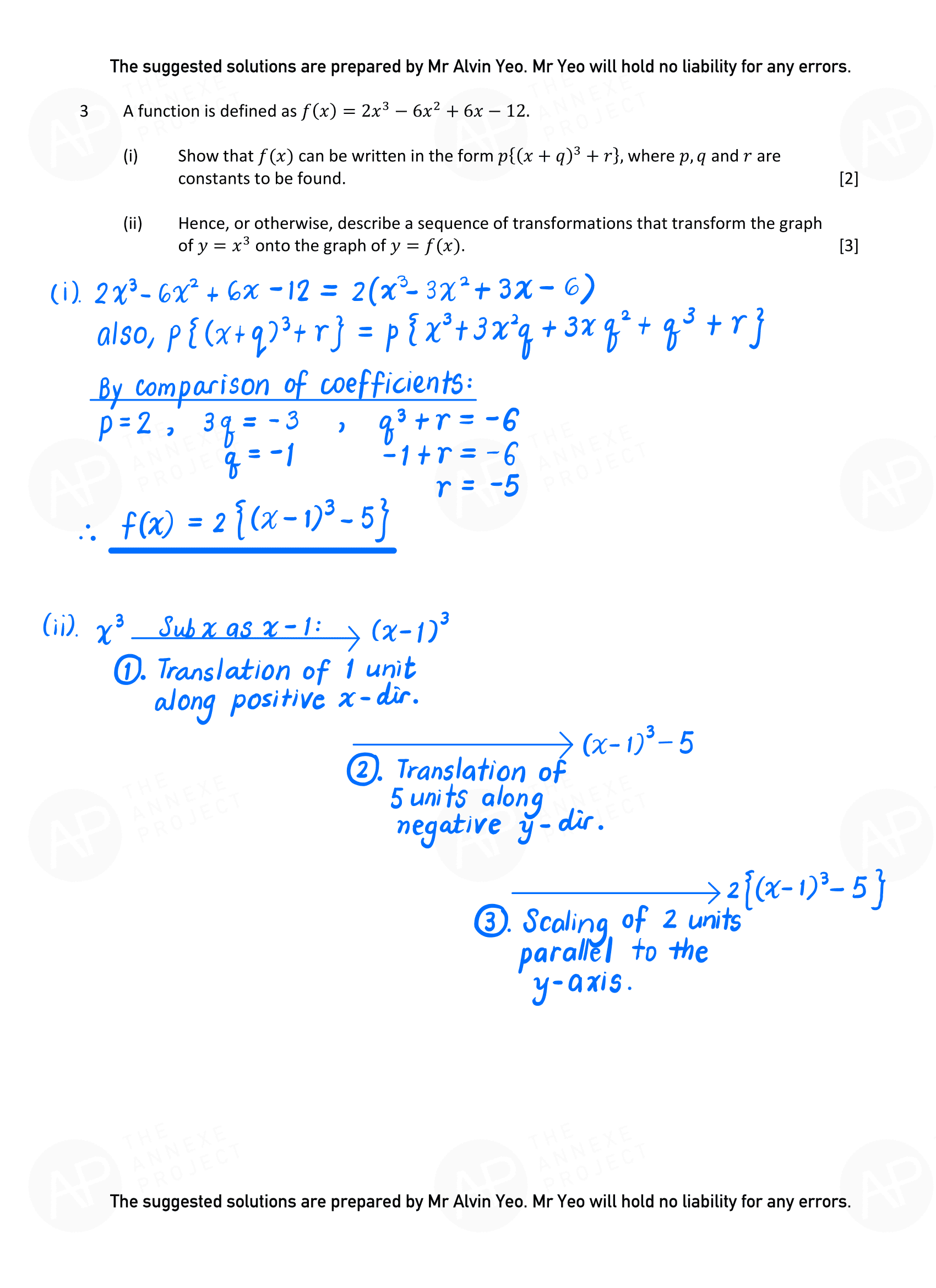 2019 A level H2 Mathematics Paper 1 03 fs8