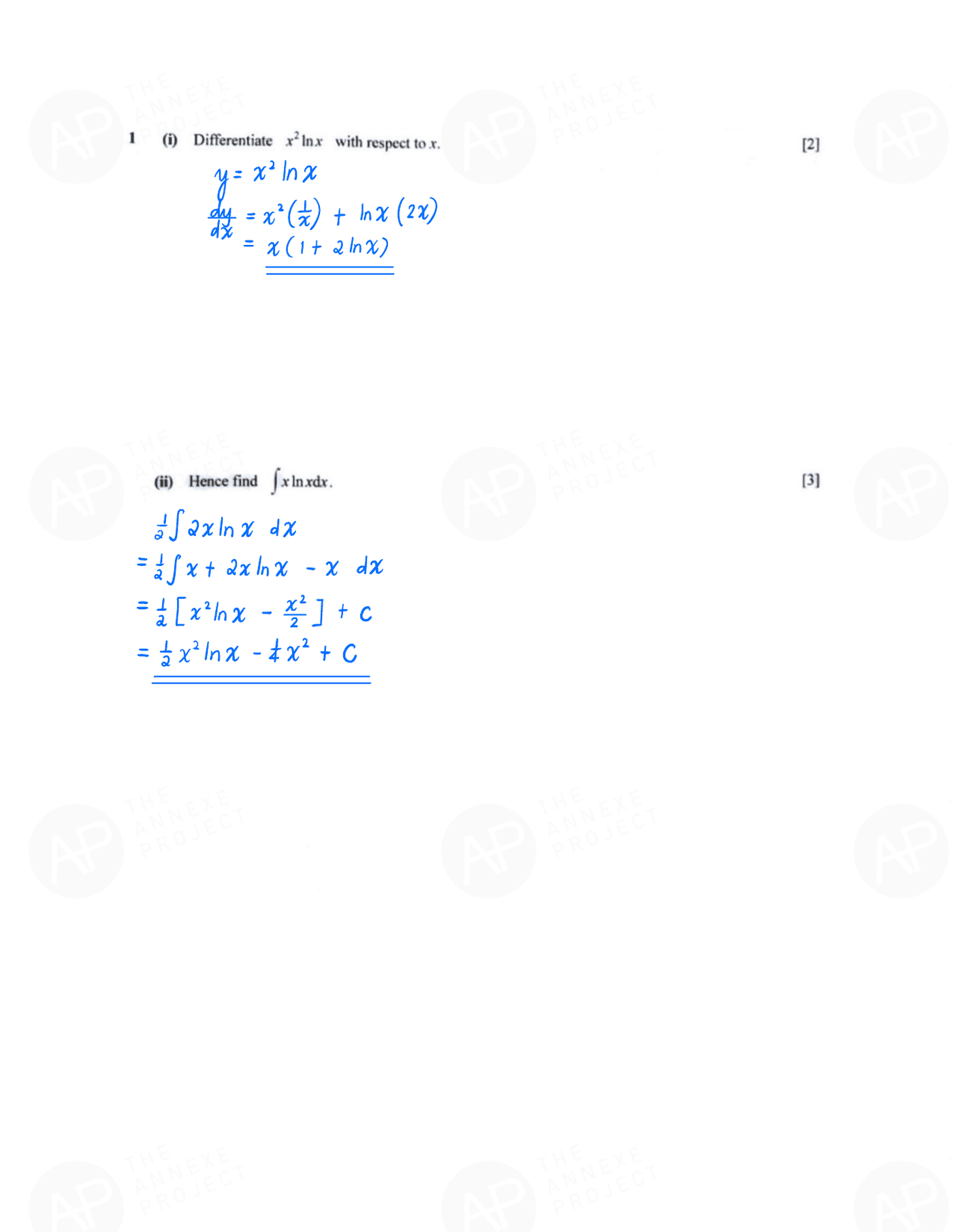 2019 GCE O LEVEL A MATHEMATICS PAPER 2 SOLUTION 1 2019 O Level A Math Paper 2 Solution page 01 fs8