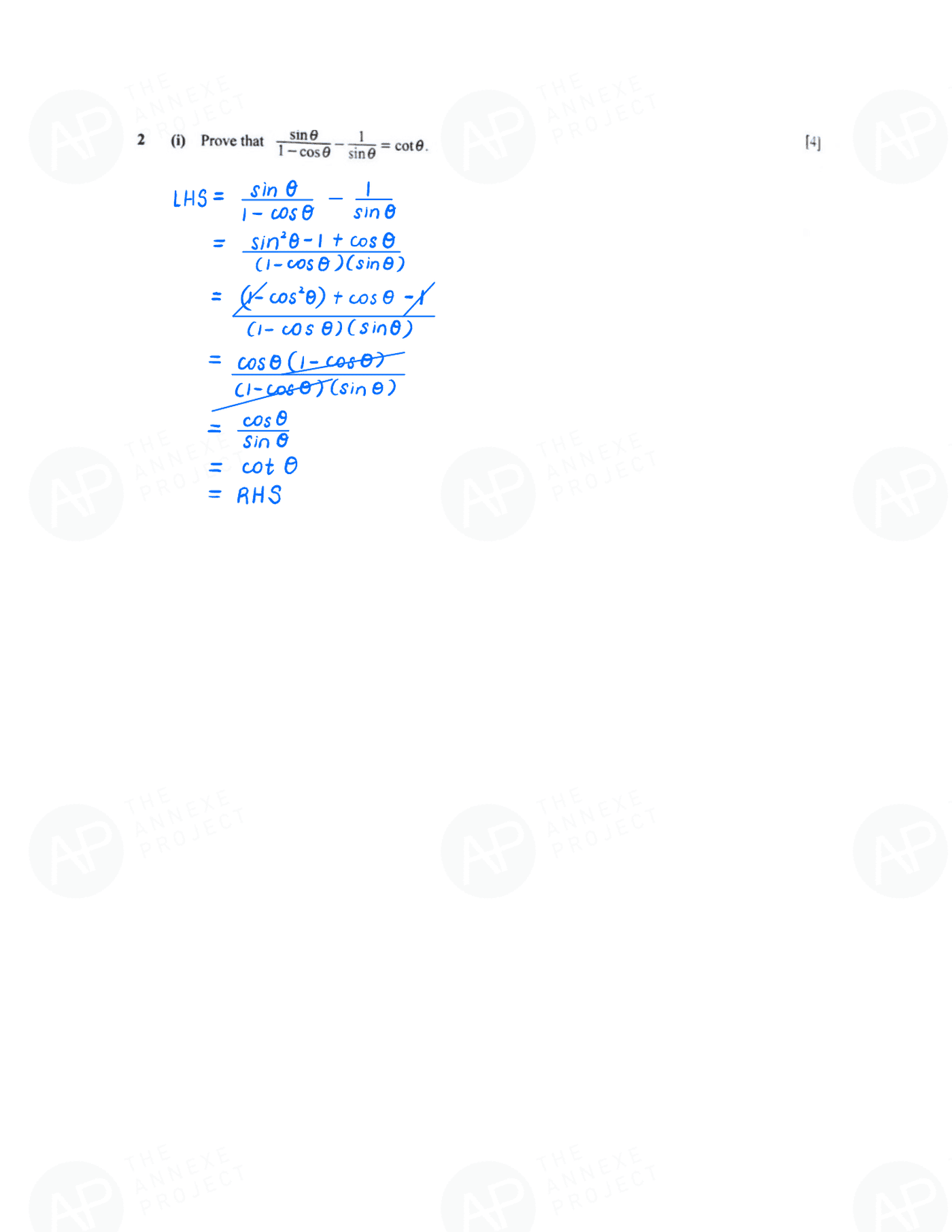 2019 GCE O LEVEL A MATHEMATICS PAPER 2 SOLUTION 2 2019 O Level A Math Paper 2 Solution page 02 fs8