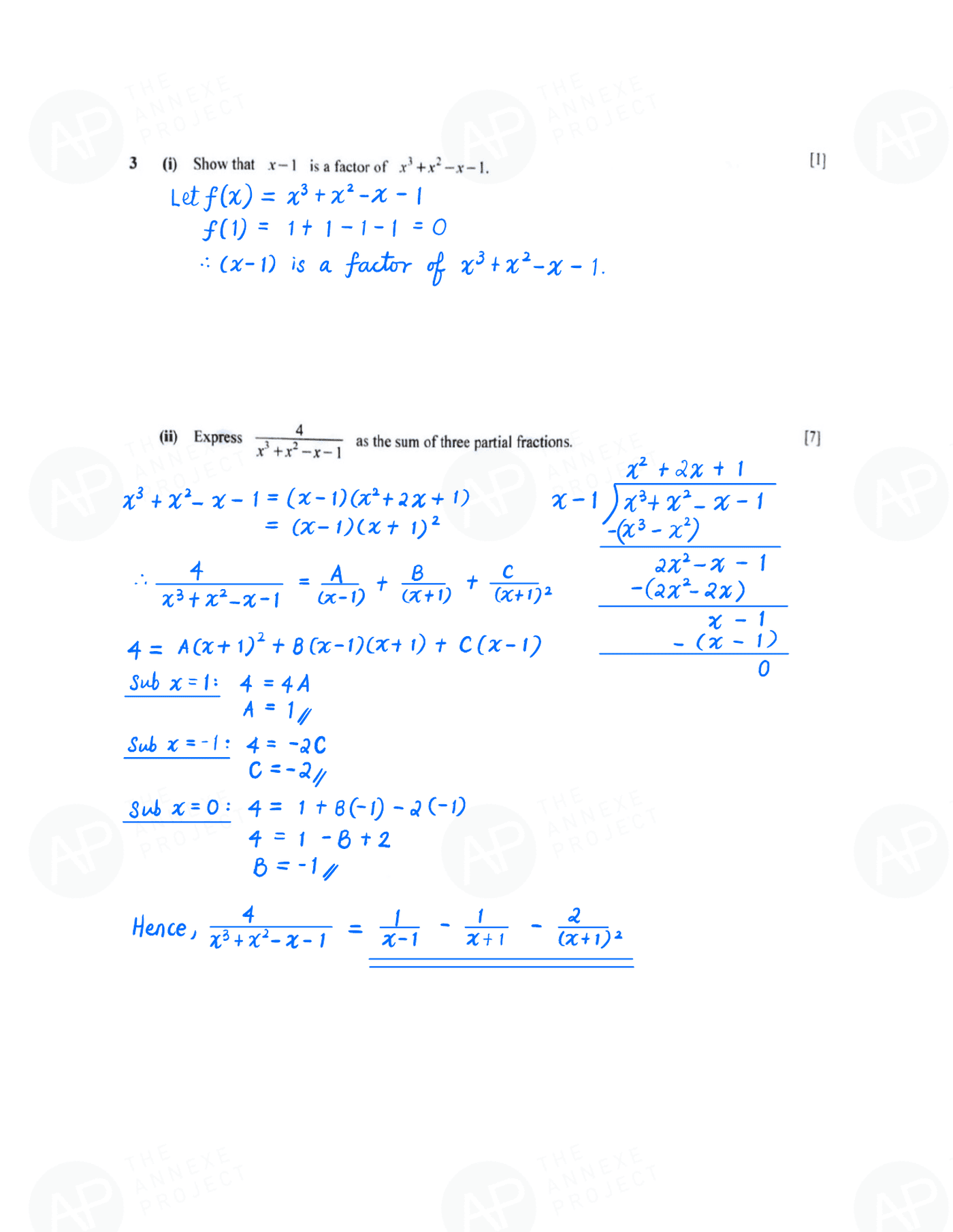 2019 GCE O LEVEL A MATHEMATICS PAPER 2 SOLUTION 4 2019 O Level A Math Paper 2 Solution page 04 fs8