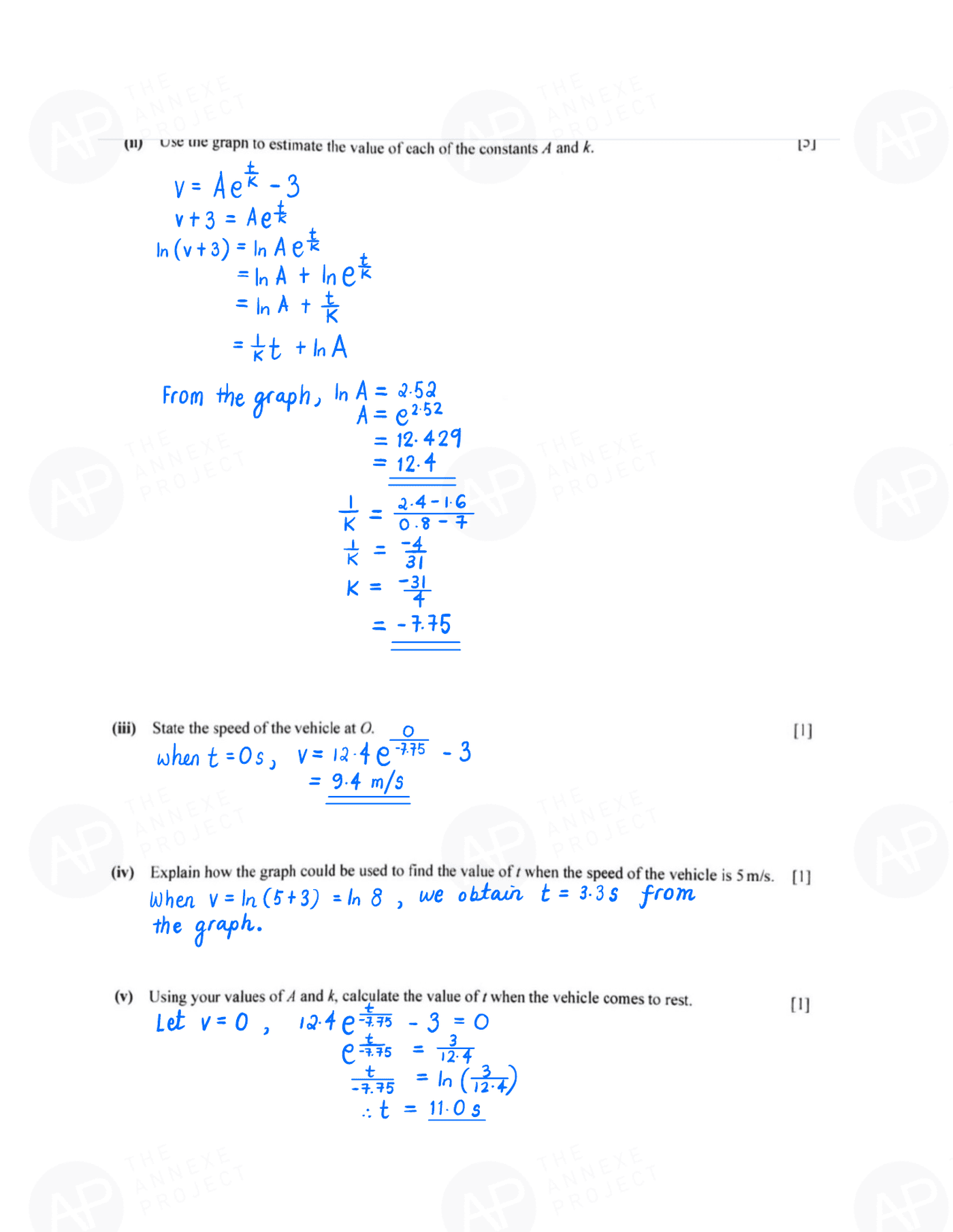 2019 GCE O LEVEL A MATHEMATICS PAPER 2 SOLUTION 11 2019 O Level A Math Paper 2 Solution page 11 fs8