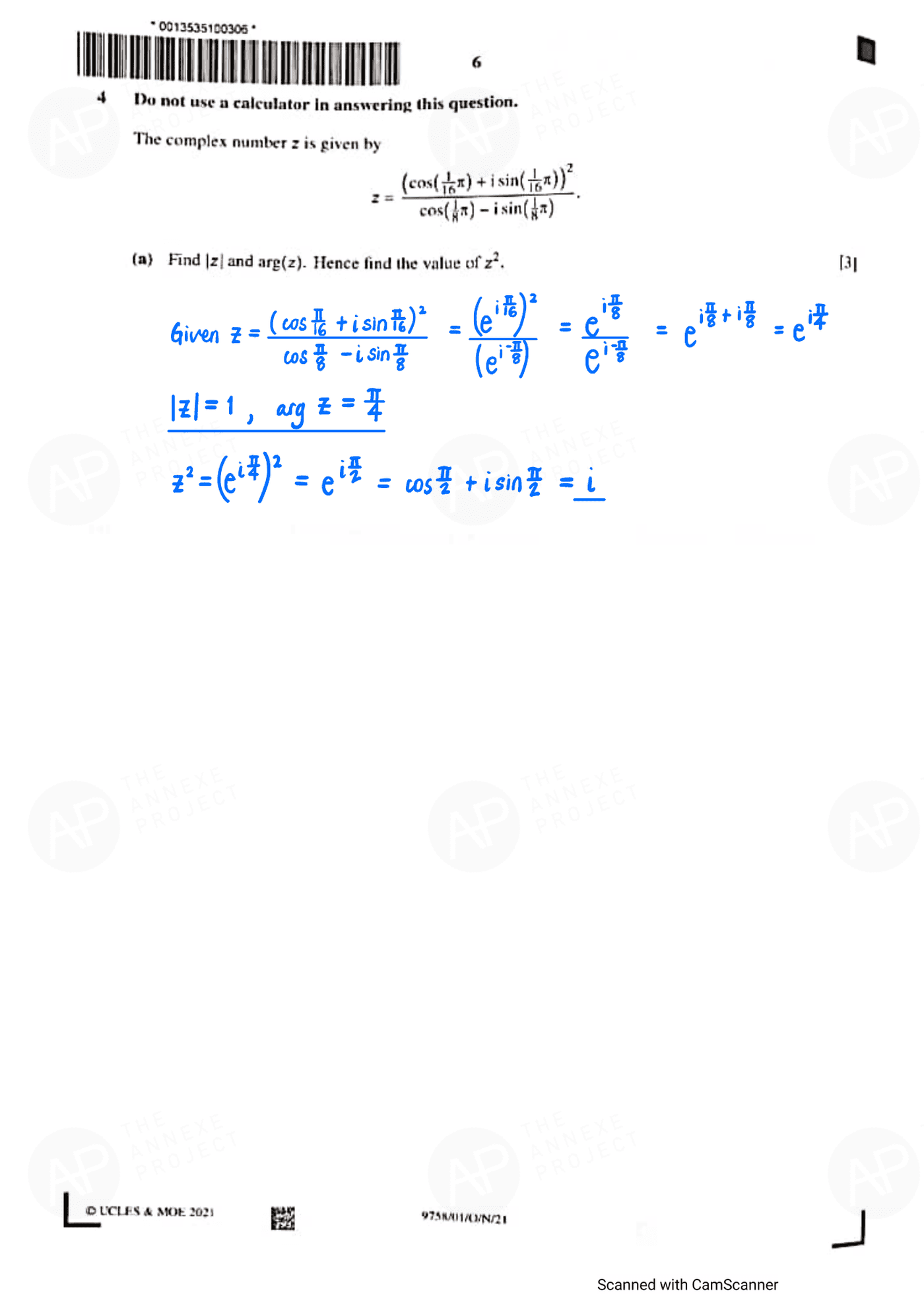 2021 A level H2 Mathematics Paper 1 page 04 fs8
