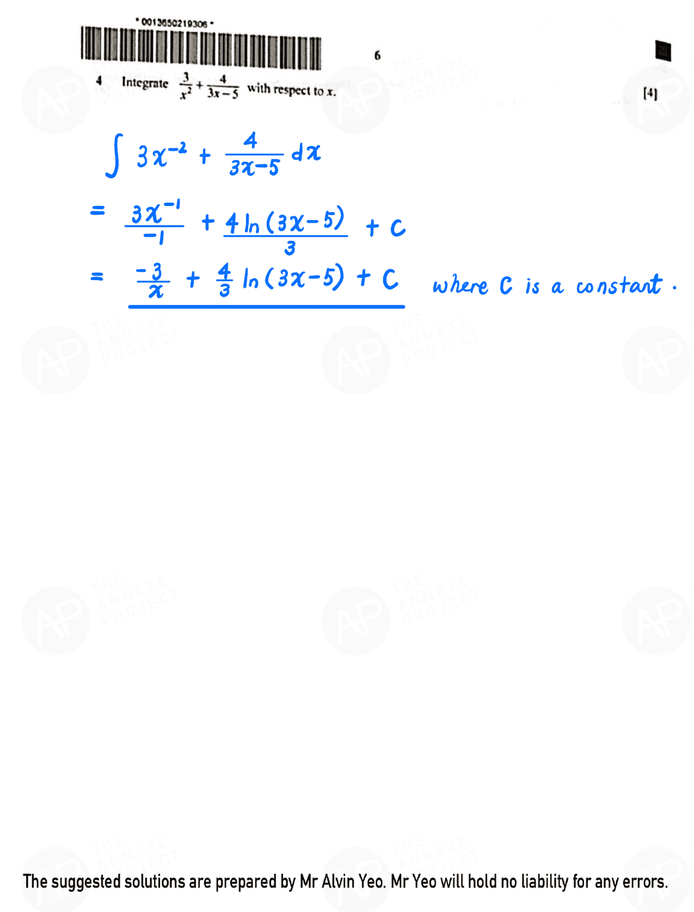 2022 O Level A Math Paper 1 solutions page 06 fs8