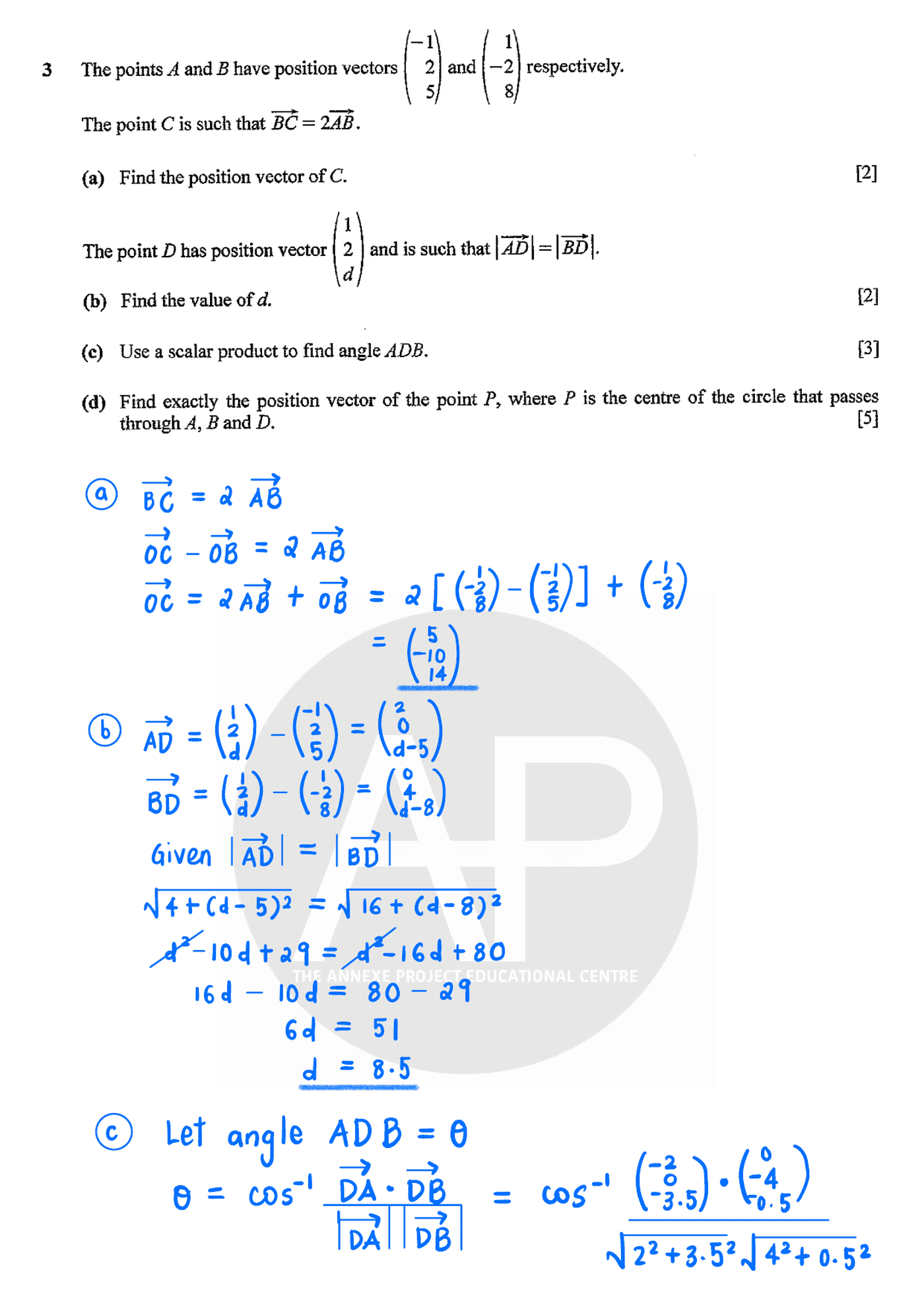 2023 GCE A LEVEL H2 MATHEMATICS PAPER 2 SOLUTION 5 2023 A Level H2 Mathematics Paper 2 page 05