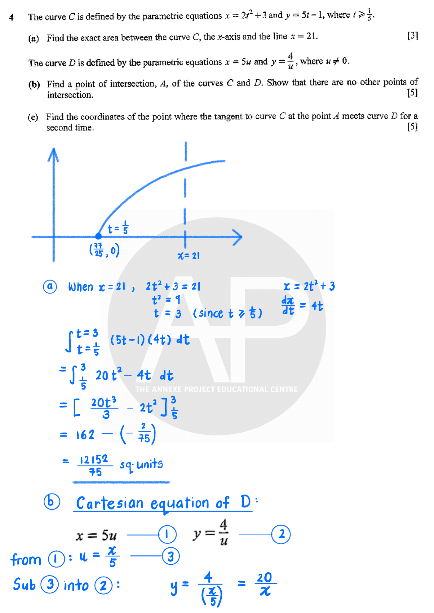 2023 GCE A LEVEL H2 MATHEMATICS PAPER 2 SOLUTION 8 2023 A Level H2 Mathematics Paper 2 page 08