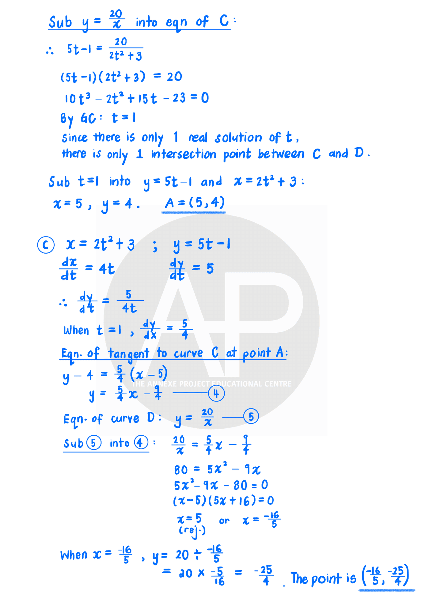 2023 GCE A LEVEL H2 MATHEMATICS PAPER 2 SOLUTION 9 2023 A Level H2 Mathematics Paper 2 page 09