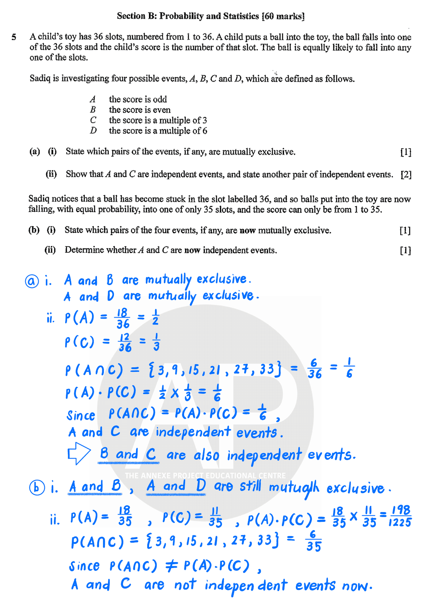 2023 GCE A LEVEL H2 MATHEMATICS PAPER 2 SOLUTION 10 2023 A Level H2 Mathematics Paper 2 page 10