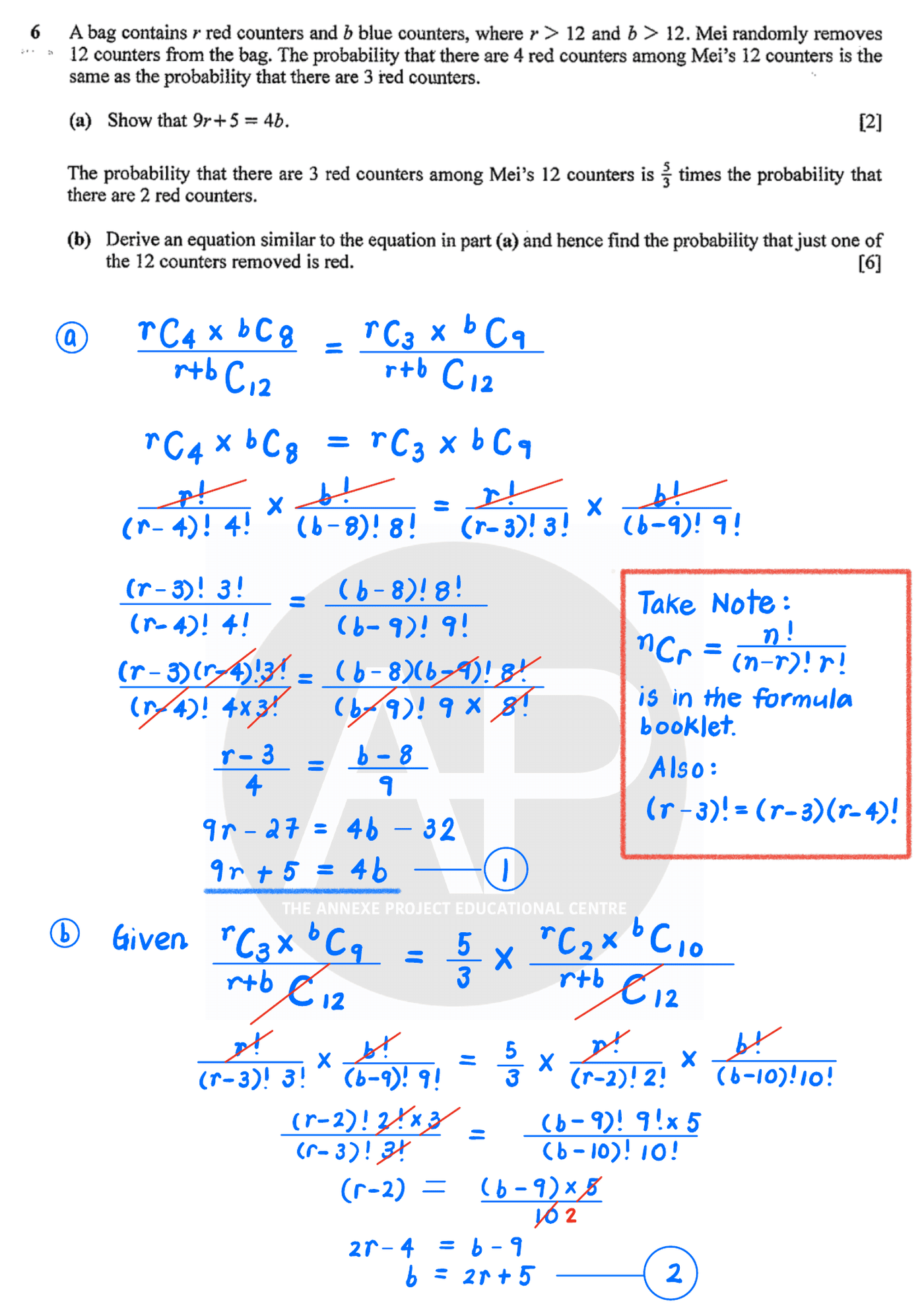 2023 GCE A LEVEL H2 MATHEMATICS PAPER 2 SOLUTION 11 2023 A Level H2 Mathematics Paper 2 page 11