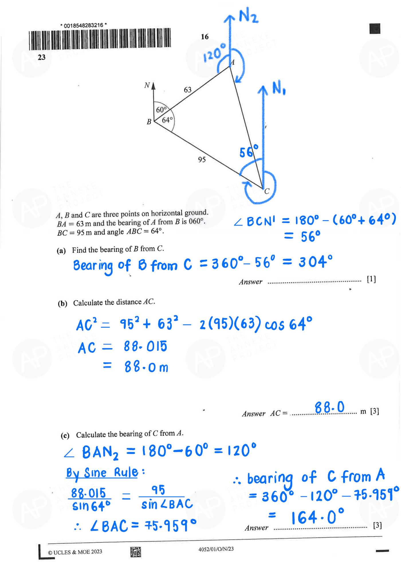2023 O Level Elementary Mathematics Paper 1 alvin updated page 16 fs8