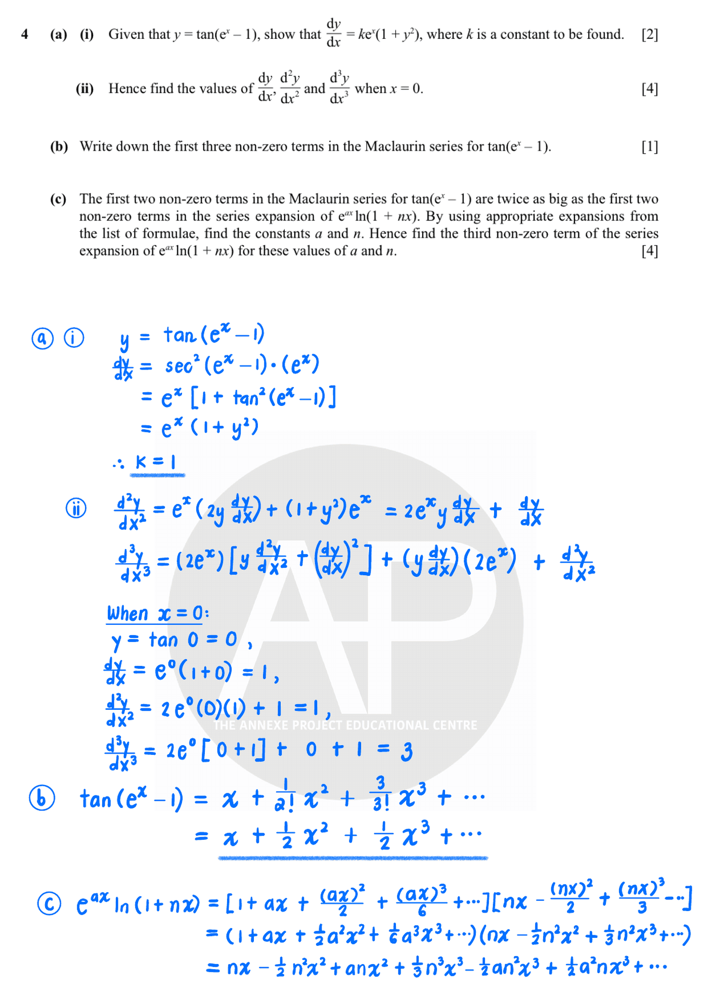 2025 A Level Specimen Paper 2 page 06