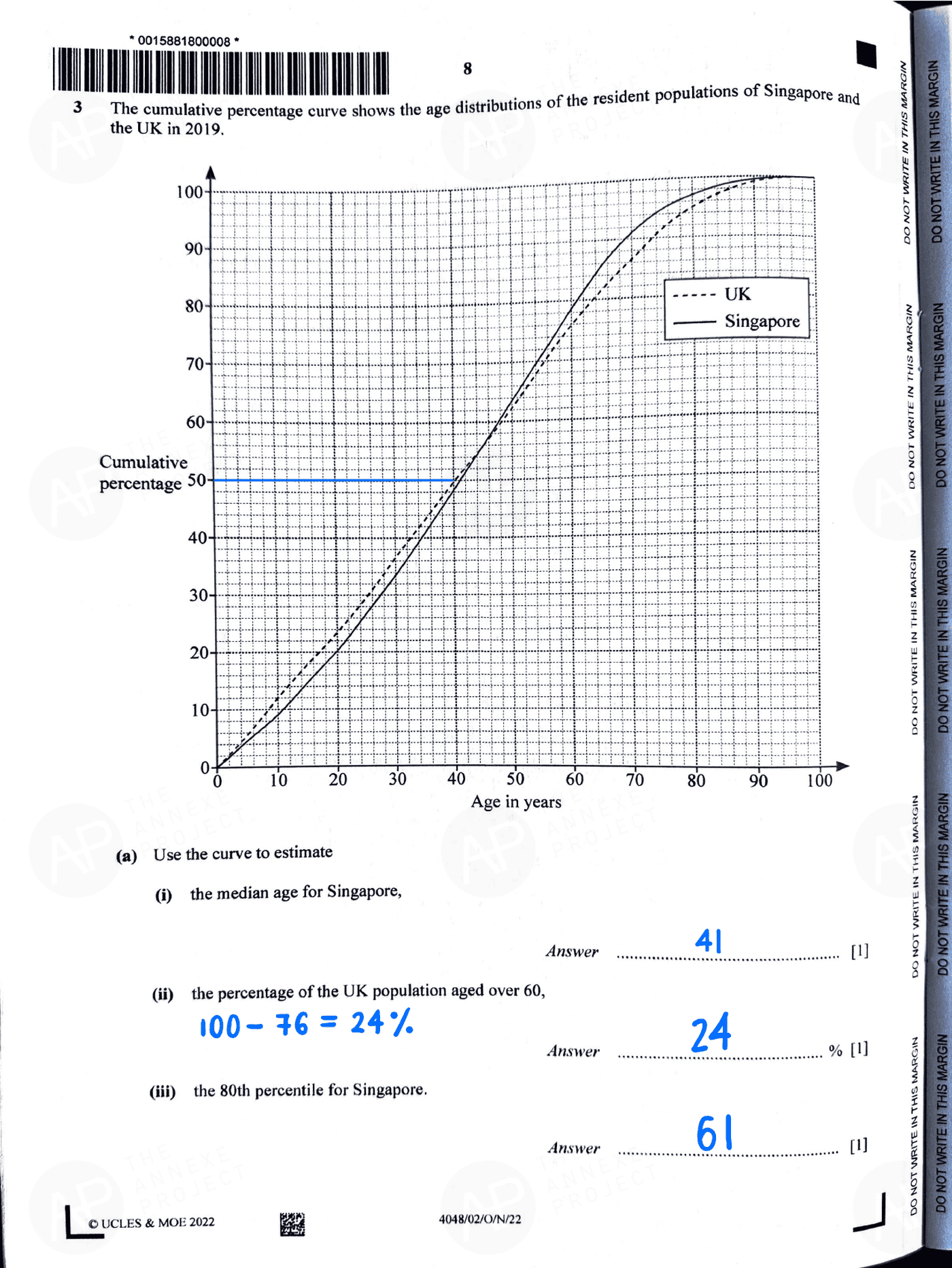 O level E Math Paper 2 page 05 fs8