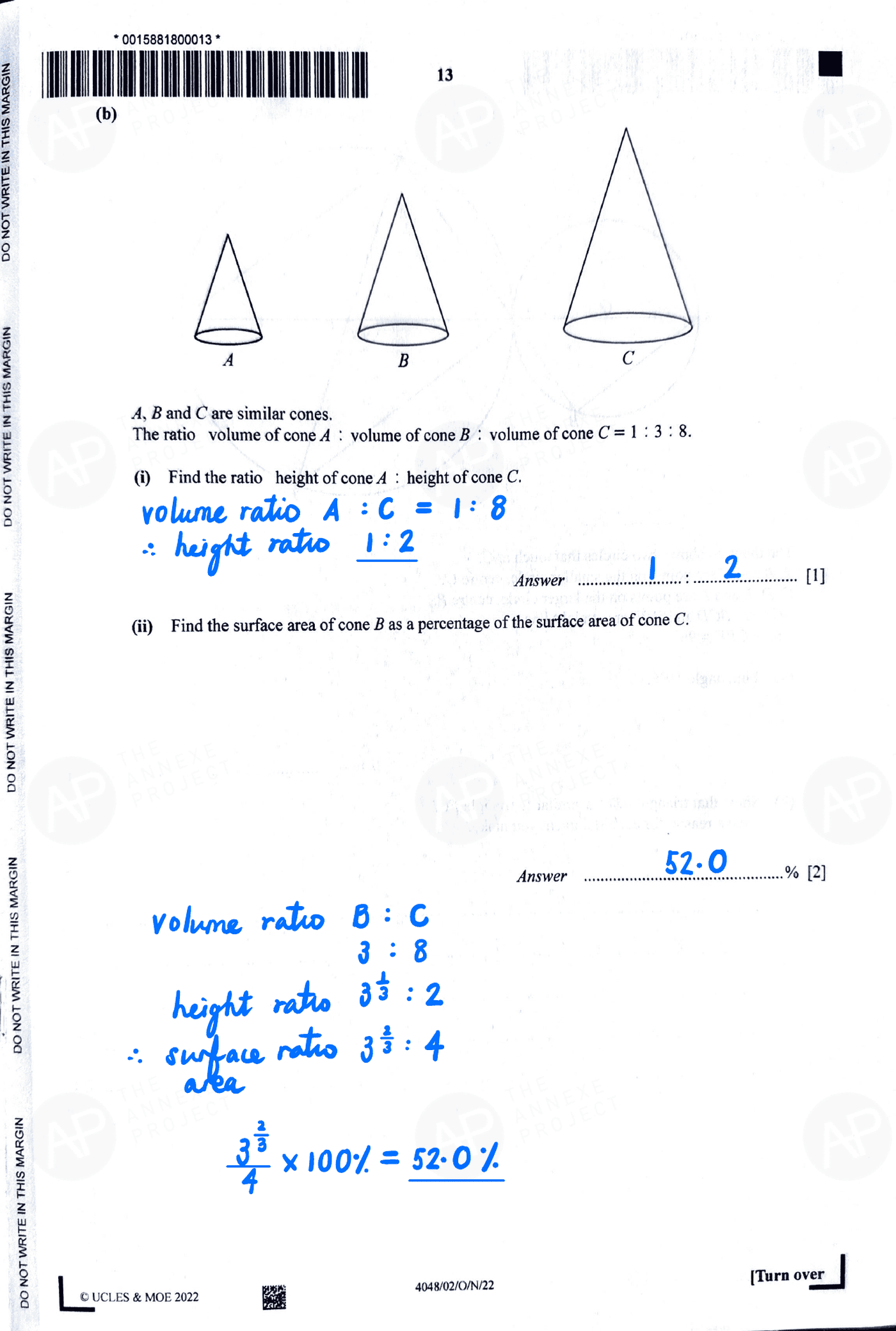 O level E Math Paper 2 page 10 fs8