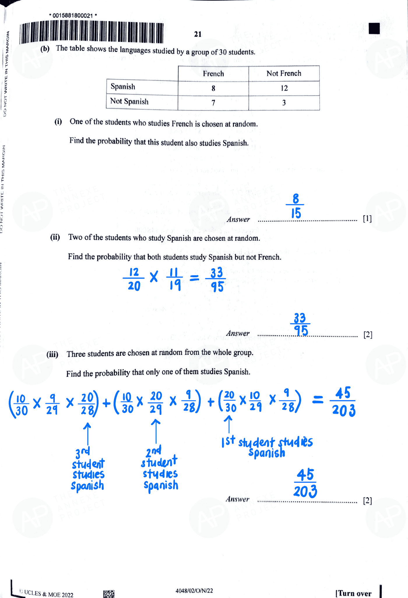 O level E Math Paper 2 page 19 fs8
