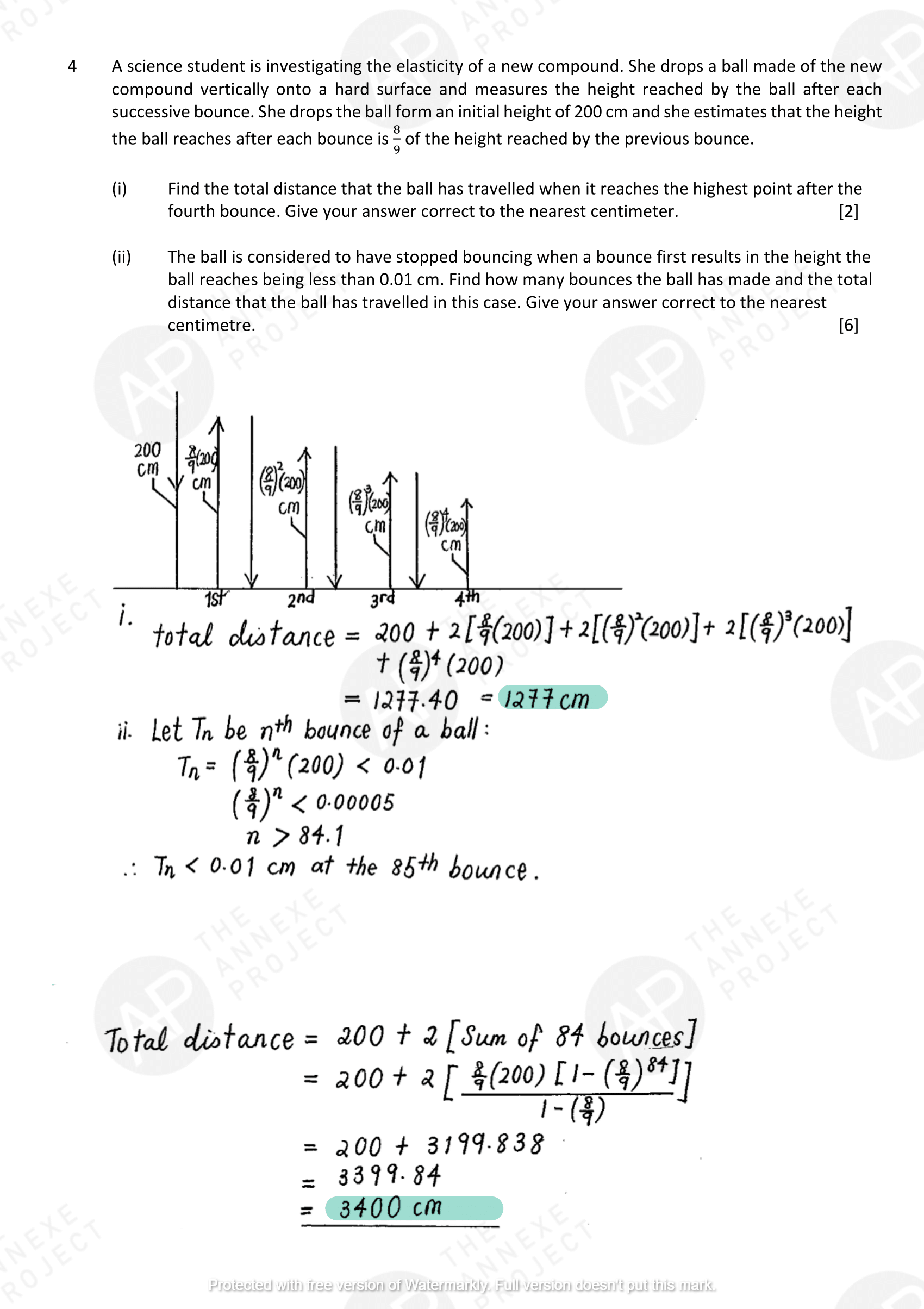 The Annexe Project A Level H2 Math Tuition 2017 A Level Specimen Paper 1 solution 04