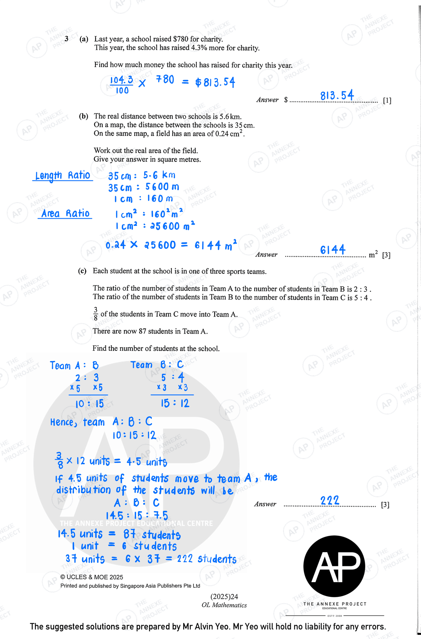 2025 O Level Elementary Mathematics Paper 2 Solutions page 06 fs8