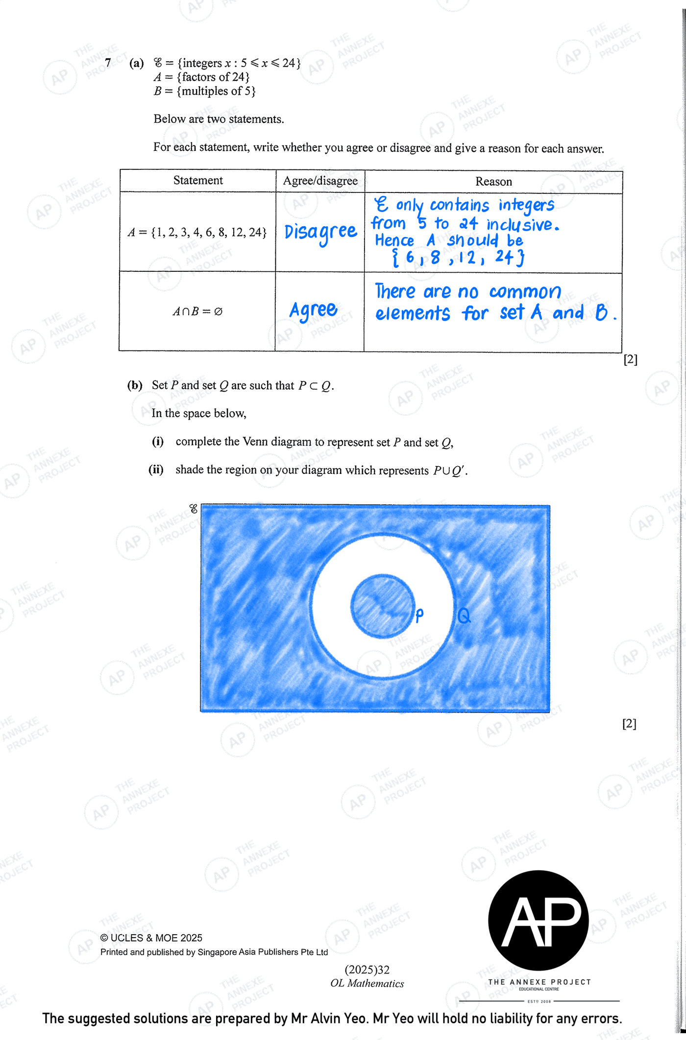 2025 O Level Elementary Mathematics Paper 2 Solutions page 14 fs8