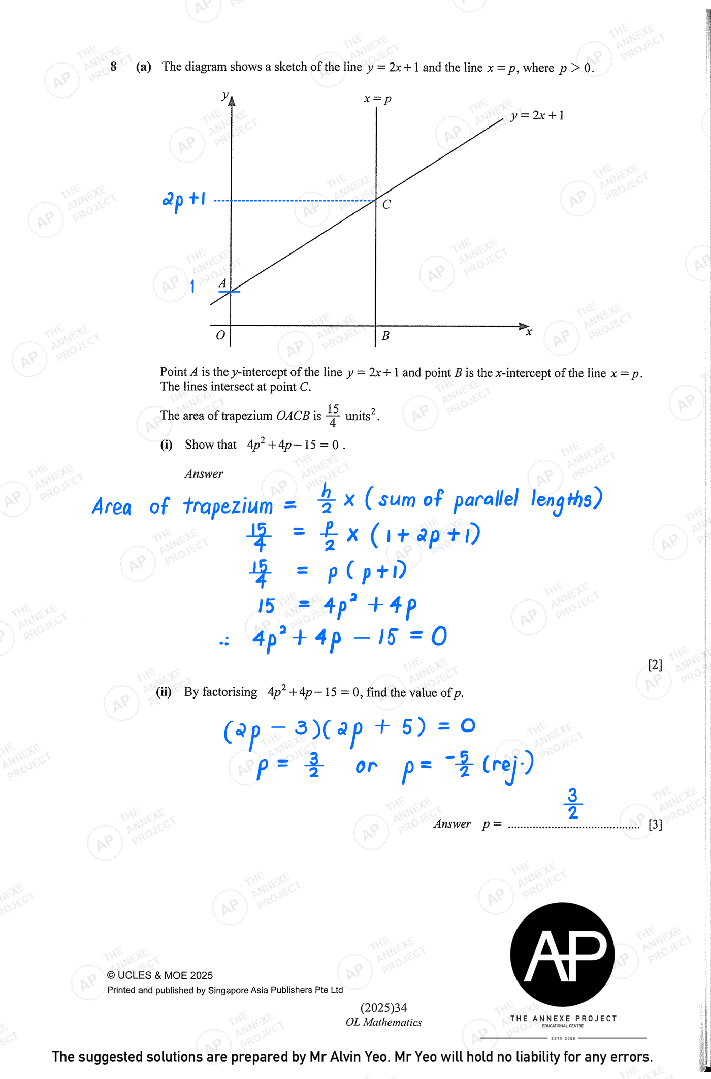 2025 O Level Elementary Mathematics Paper 2 Solutions page 16 fs8