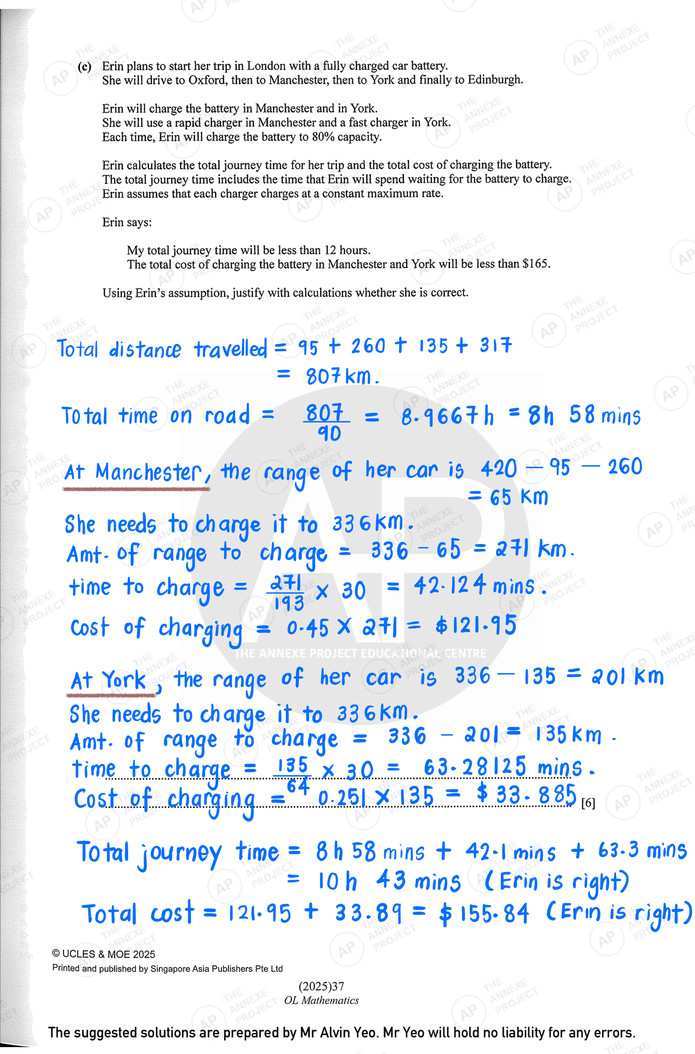 2025 O Level Elementary Mathematics Paper 2 Solutions page 19 fs8